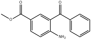 4-Amino-3-benzoylbenzoic acid methyl ester Structure