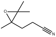 Oxiranepropanenitrile,  2,3,3-trimethyl-  (9CI) Structure