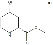(2R,4S)-methyl 4-hydroxypiperidine-2-carboxylate hydrochloride 구조식 이미지