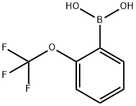 2-(Trifluormethoxy)phenylboronic acid 구조식 이미지