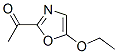 Ethanone, 1-(5-ethoxy-2-oxazolyl)- (9CI) Structure