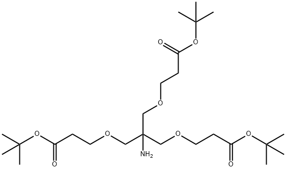 175724-30-8 tert-butyl 3,3'-(2-aMino-2-((3-tert-butoxy-3-oxopropoxy)Methyl)propane-1,3-diyl)bis(oxy)dipropanoate