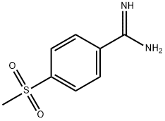 4-(methylsulfonyl)benzamidine Structure