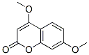4,7-Dimethoxycoumarin Structure