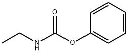 Ethylcarbamic acid phenyl ester Structure