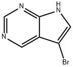 5-bromo-7H-pyrrolo[2,3-d]pyrimidine 구조식 이미지