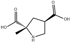 2,4-피롤리딘디카르복실산,2-메틸-,(2S-트랜스)-(9CI) 구조식 이미지