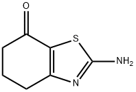 2-AMINO-5,6-DIHYDRO-1,3-BENZOTHIAZOL-7(4H)-ONE 구조식 이미지