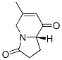 3,8(2H,5H)-Indolizinedione,1,8a-dihydro-6-methyl-,(S)-(9CI) Structure