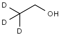 ETHYL-2,2,2-D3 ALCOHOL 구조식 이미지