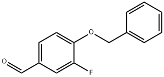 4-(benzyloxy)-3-fluorobenzaldehyde Structure