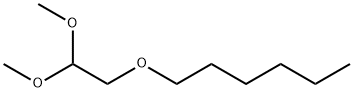 1-(2,2-dimethoxyethoxy)hexane  Structure