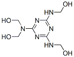 [[6-[bis(hydroxymethyl)amino]-1,3,5-triazine-2,4-diyl]diimino]bismethanol  Structure