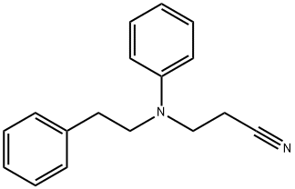 3-[фенил(2-фенилэтил)амино]пропиононитрил структурированное изображение