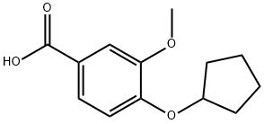 4-(cyclopentyloxy)-3-methoxybenzoic acid Structure