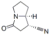 1H-Pyrrolizine-1-carbonitrile,hexahydro-3-oxo-,cis-(9CI) Structure