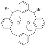 5,11-DIBROMO-25,27-DIPROPOXYCALIX[4]ARENE 구조식 이미지