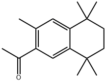 1-(5,6,7,8-tetrahydro-3,5,5,8,8-pentamethyl-2-naphthyl)ethan-1-one  Structure