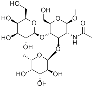 Lewis X Trisaccharide, Methyl Glycoside Structure