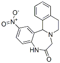 5,9,10,14b-Tetrahydro-2-nitroisoquino[2,1-d][1,4]benzodiazepin-6(7H)-one Structure