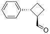 Cyclobutanecarboxaldehyde, 2-phenyl-, trans- (9CI) Structure