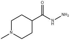 4-Piperidinecarboxylicacid,1-methyl-,hydrazide(9CI) Structure