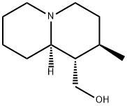 (1S,2R,9R)-2-METHYL-OCTAHYDRO-2H-QUINOLIZIDINE-1-METHANOL 구조식 이미지