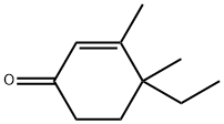 4-Ethyl-3,4-dimethyl-2-cyclohexen-1-one Structure