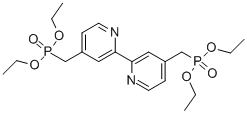 4,4'-Bis(diethylmethylphosphonate)-2,2'-bipyridine Structure