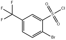 2-BROMO-5-(TRIFLUOROMETHYL)BENZENESULFONYL CHLORIDE Structure