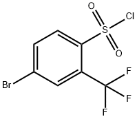 4-Bromo-2-(trifluoromethyl)benzenesulfonyl chloride Structure