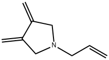 Pyrrolidine, 3,4-bis(methylene)-1-(2-propenyl)- (9CI) Structure