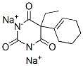 나트륨5-(1-시클로헥센-1-일)-5-에틸바르비투르산 구조식 이미지