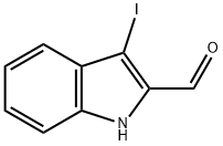 3-Iodo-1H-indole-2-carbaldehyde Structure