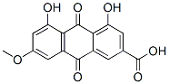 1,8-Dihydroxy-6-methoxy-9,10-dioxo-9,10-dihydroanthracene-3-carboxylic acid Structure