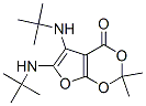 4H-Furo[2,3-d]-1,3-dioxin-4-one,  5,6-bis[(1,1-dimethylethyl)amino]-2,2-dimethyl- Structure