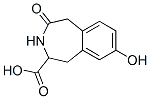 2,3,4,5-Tetrahydro-8-hydroxy-4-oxo-1H-3-benzazepine-2-carboxylic acid 구조식 이미지
