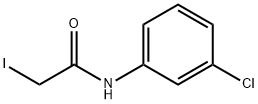 N-(3-클로로페닐)-2-요오도아세트아미드 구조식 이미지