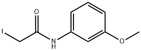 2-요오도-N-(3-메톡시페닐)아세트아미드 구조식 이미지