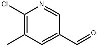 6-CHLORO-5-METHYLPYRIDINE-3-CARBALDEHYDE 구조식 이미지