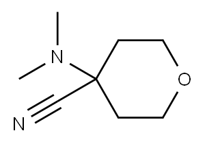 4-(Dimethylamino)tetrahydro-2H-pyran-4-carbonitrile 구조식 이미지
