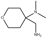 4-(Aminomethyl)-N,N-dimethyltetrahydro-2H-pyran-4-amine Structure