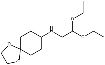 N-(4-Ethylenedioxycylohexyl)-1-amino-2,2-diethoxyethane Structure