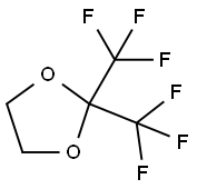 2,2-BIS(TRIFLUOROMETHYL)-1,3-DIOXOLANE Structure
