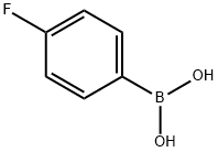 4-Fluorobenzeneboronic acid 구조식 이미지