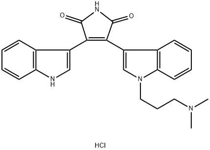 BISINDOLYLMALEIMIDE I HYDROCHLORIDE Structure