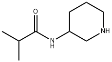 Propanamide,  2-methyl-N-3-piperidinyl- Structure