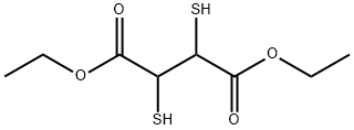 diethyl dimercaptosuccinate Structure