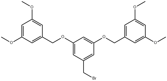3,5-BIS(3,5-DIMETHOXYBENZYLOXY)BENZYL BROMIDE Structure