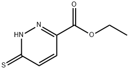 Ethyl 6-mercaptopyridazine-3-carboxylate Structure